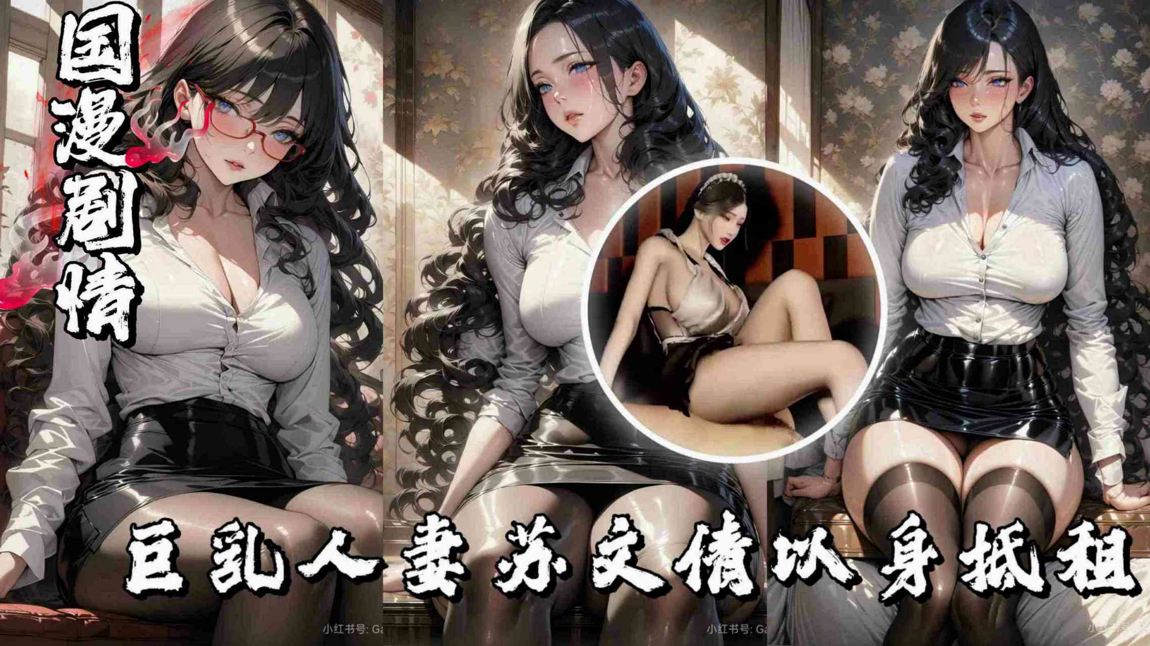 国漫剧情-NTR-巨乳人妻苏文倩以身抵租