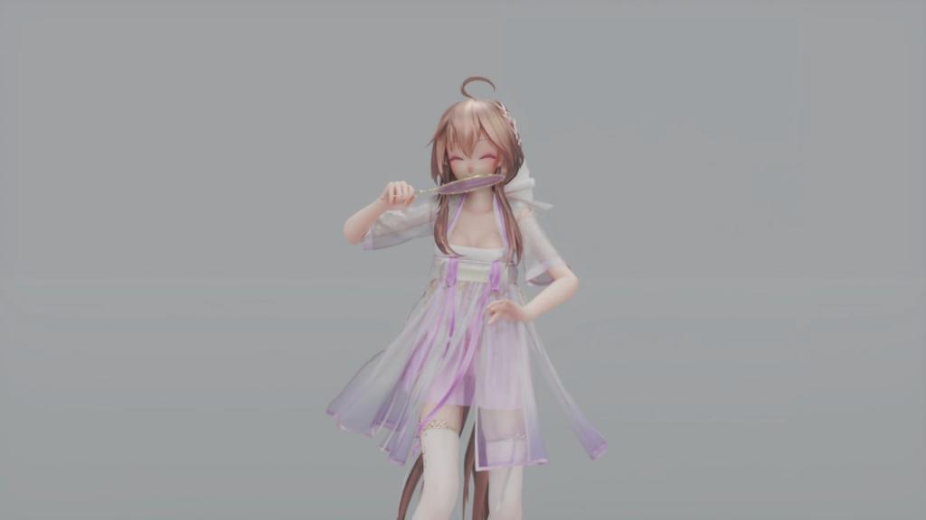 MMD22汉服真空淫纹乐正绫千里邀月