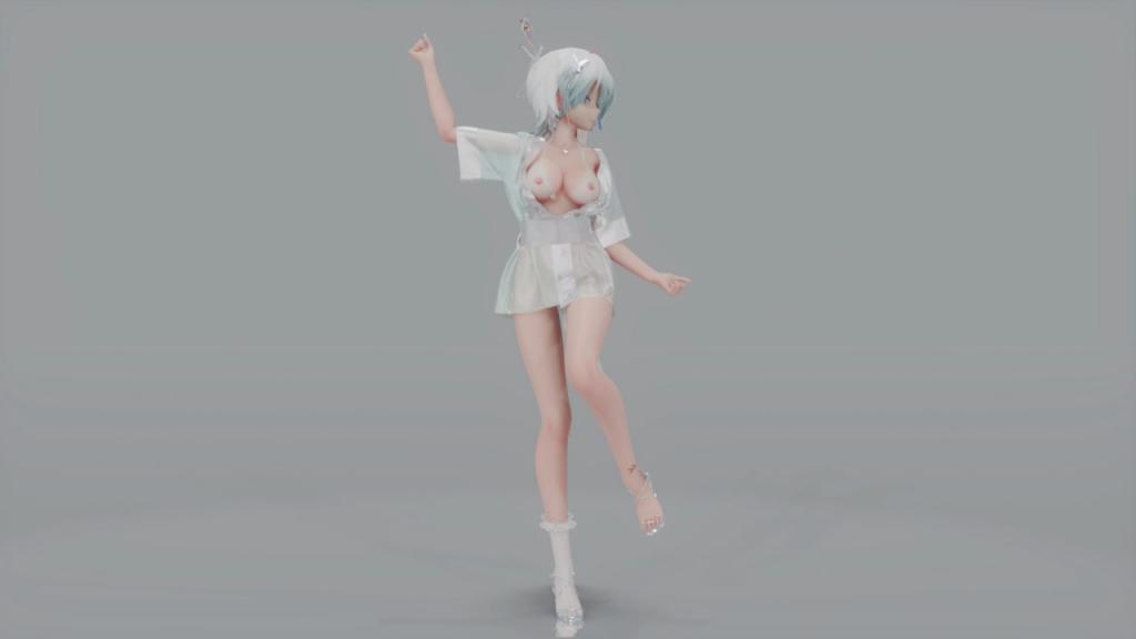 MMD21和服裸体真空言和极乐净土